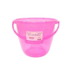 Sema Bebe Ölçekli Şeffaf Kova - Pembe