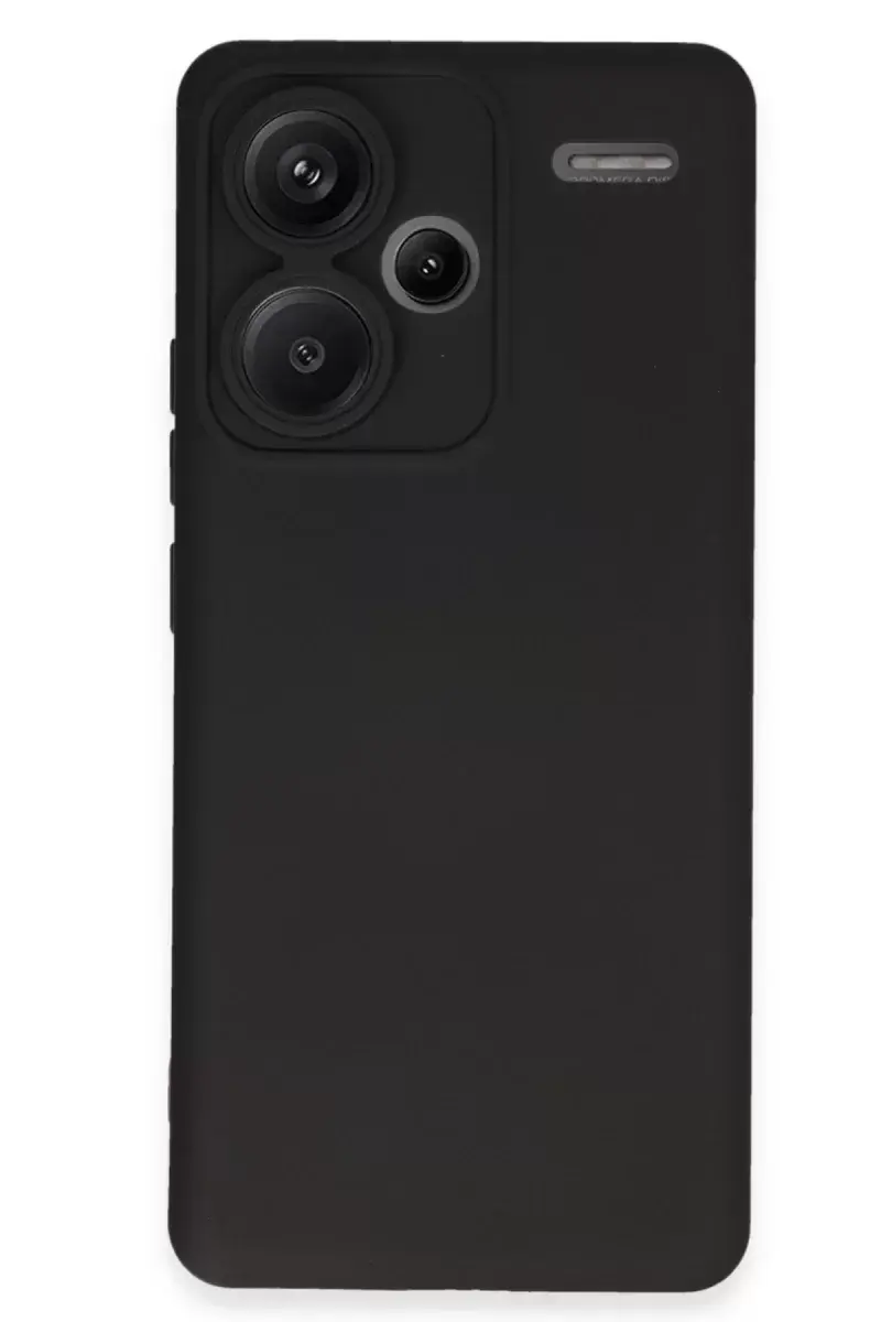 Newface Xiaomi Redmi Note 13 Pro Plus Kılıf Nano İçi Kadife Silikon - Siyah