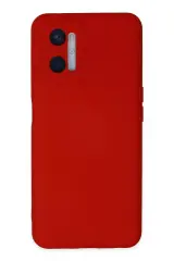 Newface Oppo A96 Kılıf Nano İçi Kadife Silikon - Kırmızı
