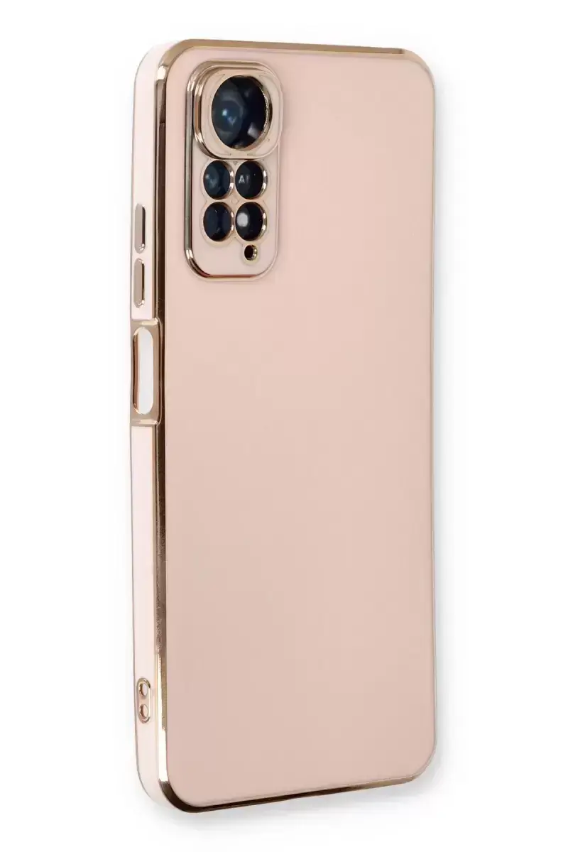 Newface Xiaomi Redmi Note 11 Kılıf Volet Silikon - Pembe