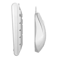 Lenovo Lecoo Cm101 Usb Kablolu Türkçe Q Klavye - Mouse Set Beyaz