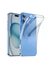 Newface Apple İphone 16 Kılıf Lüx Şeffaf Silikon