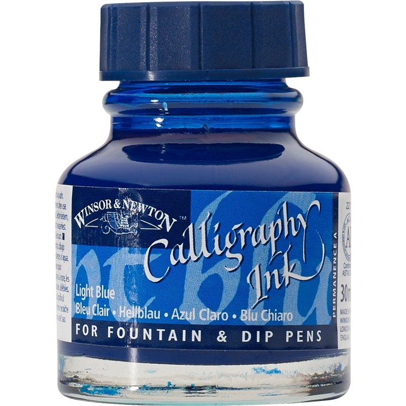 Kaligrafi Mürekkebi, 30ml - Light Blue 350