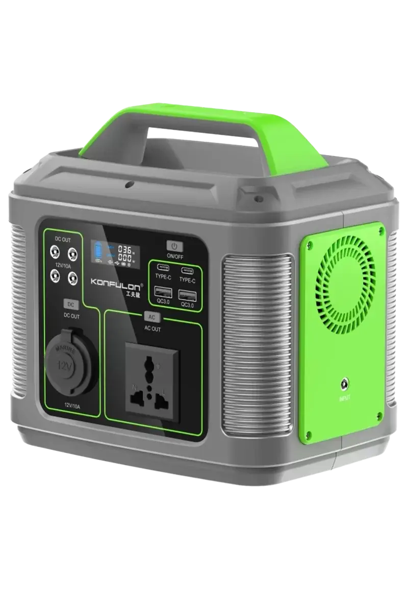Konfulon Cn04 Powerbank 300w 60.000 Mah 5w Led Işıklı Kamp Şarj Pd 60w - Gri