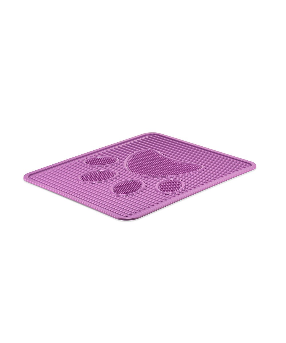 Kedi Tuvalet Önü Paspası Sentetik Yeni Model 51,5 42,5 cm Karışık Renklerde