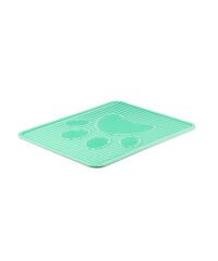 Kedi Tuvalet Önü Paspası Sentetik Yeni Model 51,5 42,5 cm Karışık Renklerde