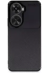 Newface Huawei Nova 12 Se Kılıf Auto Focus Karbon Kapak - Siyah
