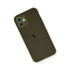 İphone 12 Mini Kılıf Montreal Silikon Kapak - Açık Yeşil