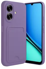 Newface Realme Note 60 Kelvin Kartvizitli Silikon - Lila