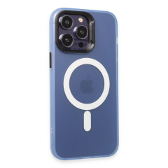 Joko  İphone 15 Pro Max Kılıf Mateks Magsafe Kapak - Sierra Blue
