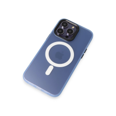 Joko  İphone 15 Pro Max Kılıf Mateks Magsafe Kapak - Sierra Blue