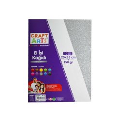 Simli Elişi Kağıdı 150gr 10'lu 25x35cm