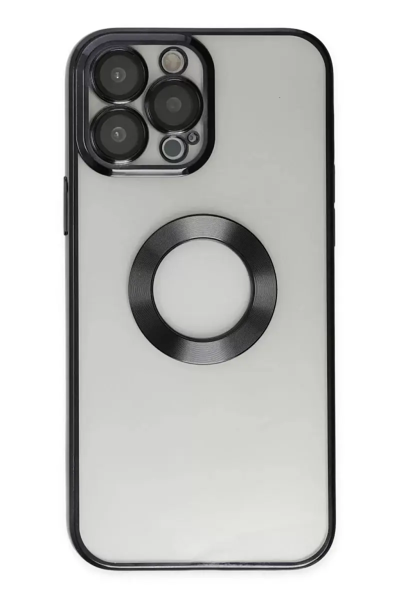 Newface Apple İphone 14 Pro Kılıf Slot Silikon - Siyah
