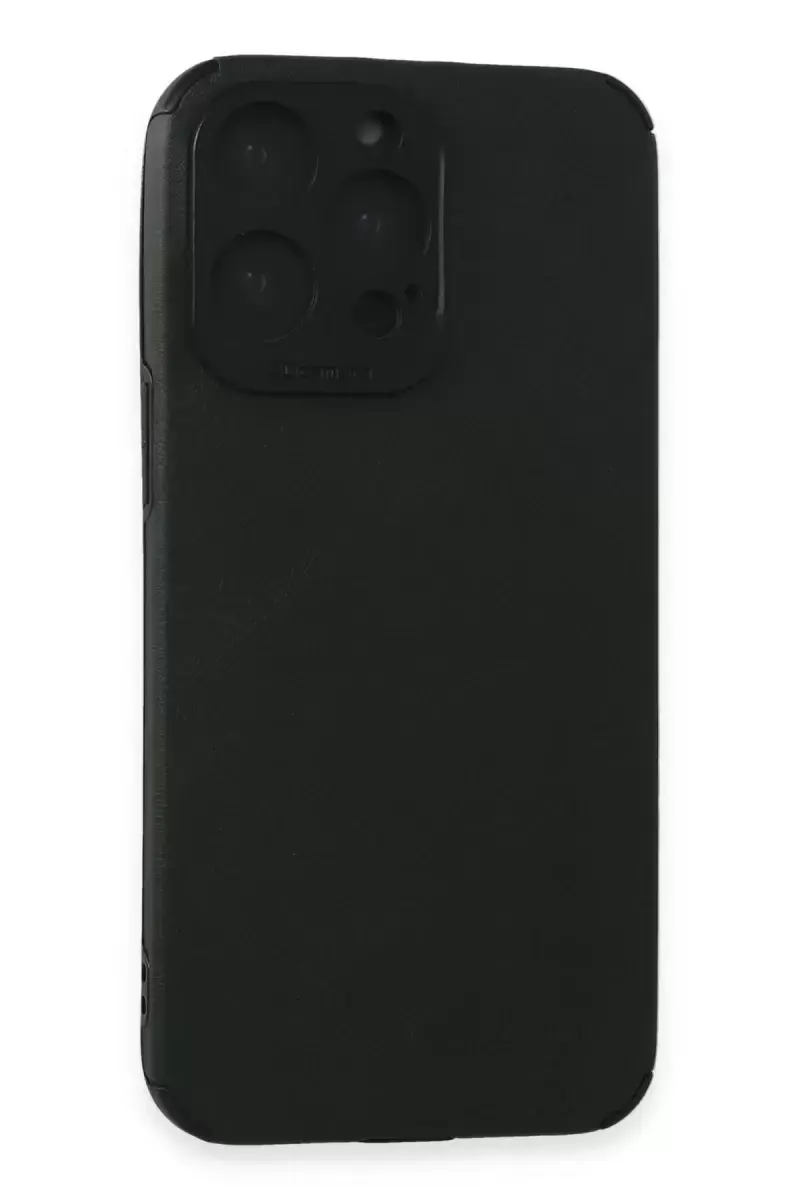 Newface Apple İphone 15 Pro Max Kılıf Loop Deri Silikon - Yeşil