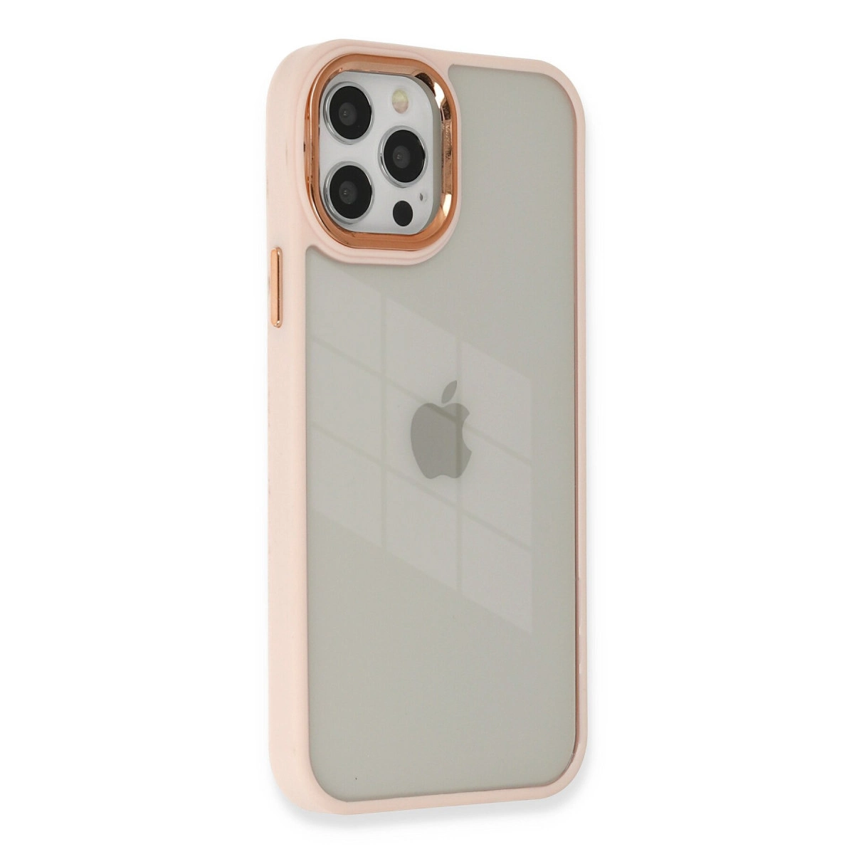 İphone 12 Pro Max Kılıf Dora Kapak - Pudra
