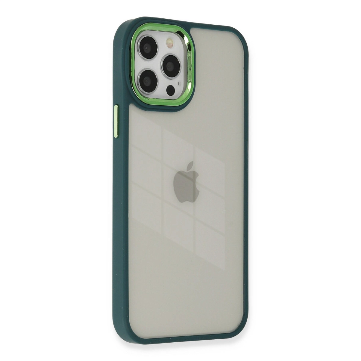 İphone 12 Pro Max Kılıf Dora Kapak - Haki Yeşil