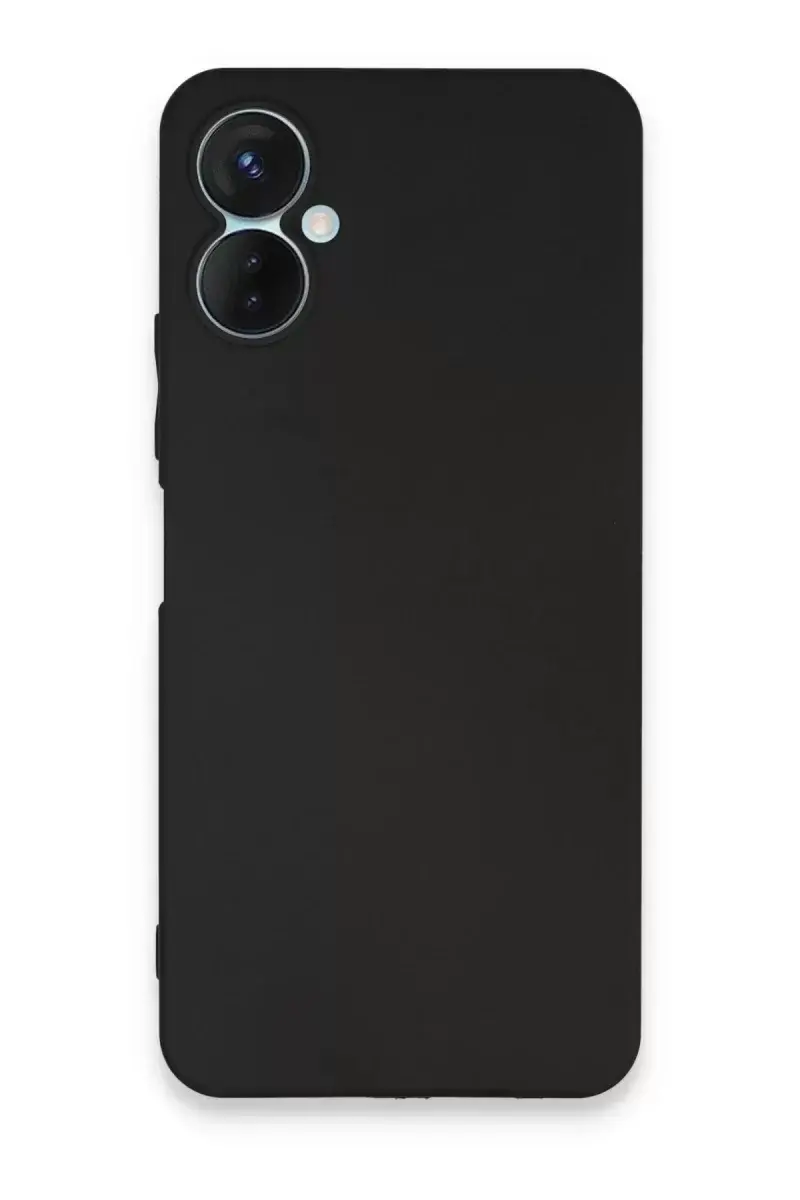 Newface Tecno Spark 9 Pro Kılıf First Silikon - Siyah