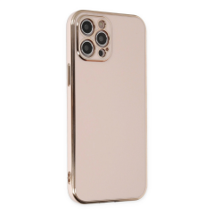 İphone 12 Pro Max Kılıf Volet Silikon - Pembe