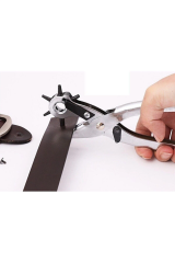 Kemer Delme Ve Perçin Pensesi Ikli Set Deri Plastik Delici