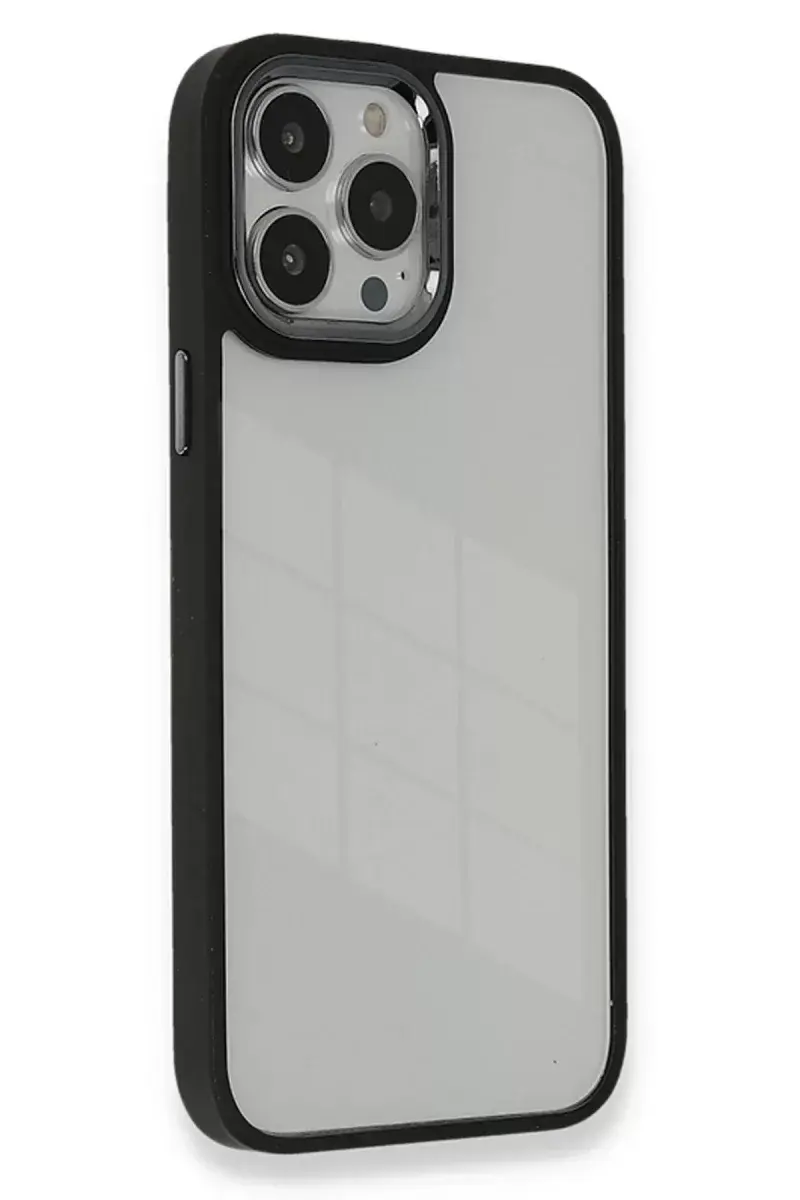 Newface İphone 14 Pro Kılıf Dora Kapak - Siyah