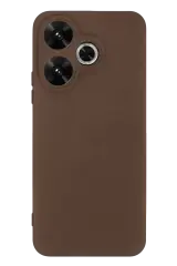 Newface Xiaomi Redmi 13 4g Kılıf First Silikon - Kahverengi
