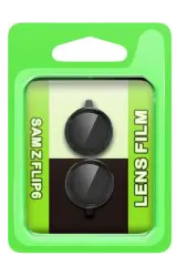 Newface Samsung Galaxy Z Flip 6 Raze Metal Kamera Lens - Siyah