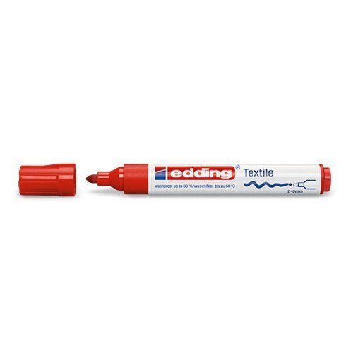 4500 Kumaş Kalemi - Kırmızı - 2-3mm