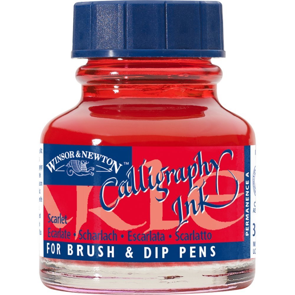 Kaligrafi Mürekkebi, 30ml - Scarlet 601