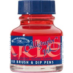 Kaligrafi Mürekkebi, 30ml - Scarlet 601
