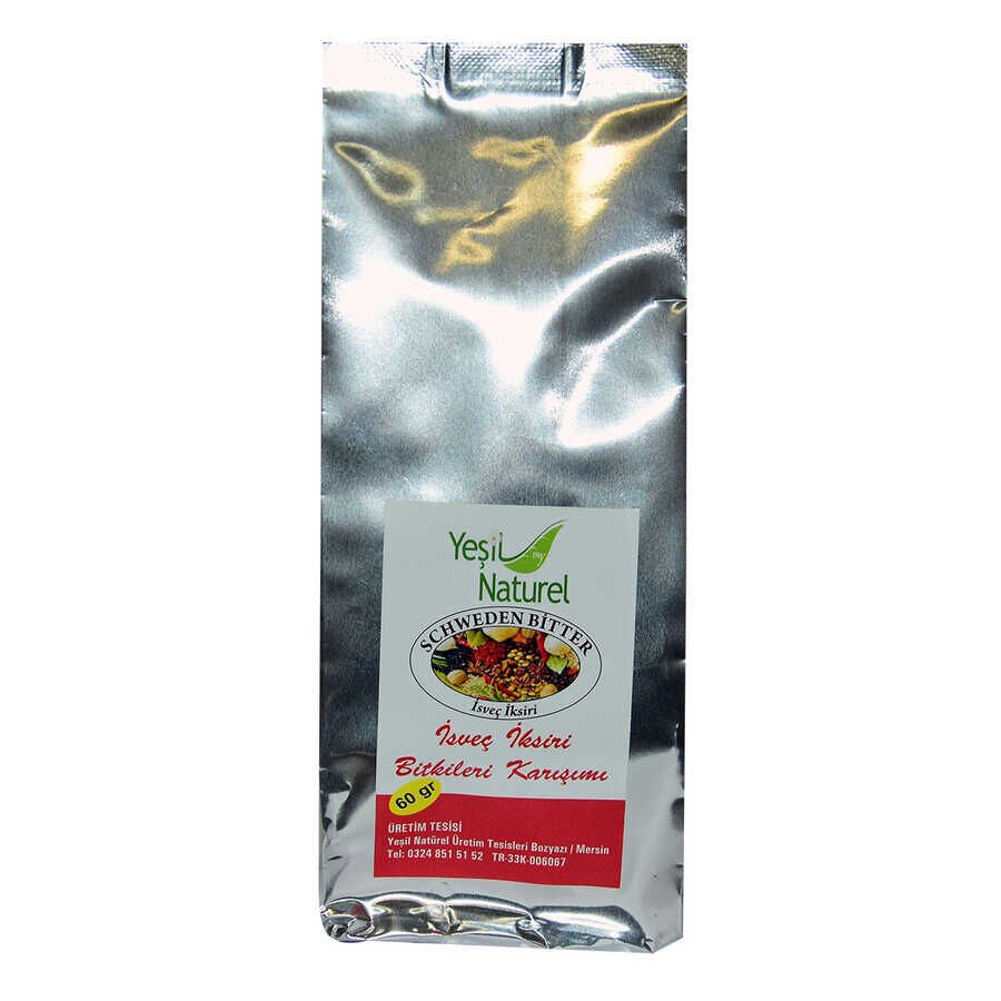 Doğal İsveç İksiri Şurubu Bitkileri Karışımı 60 Gr