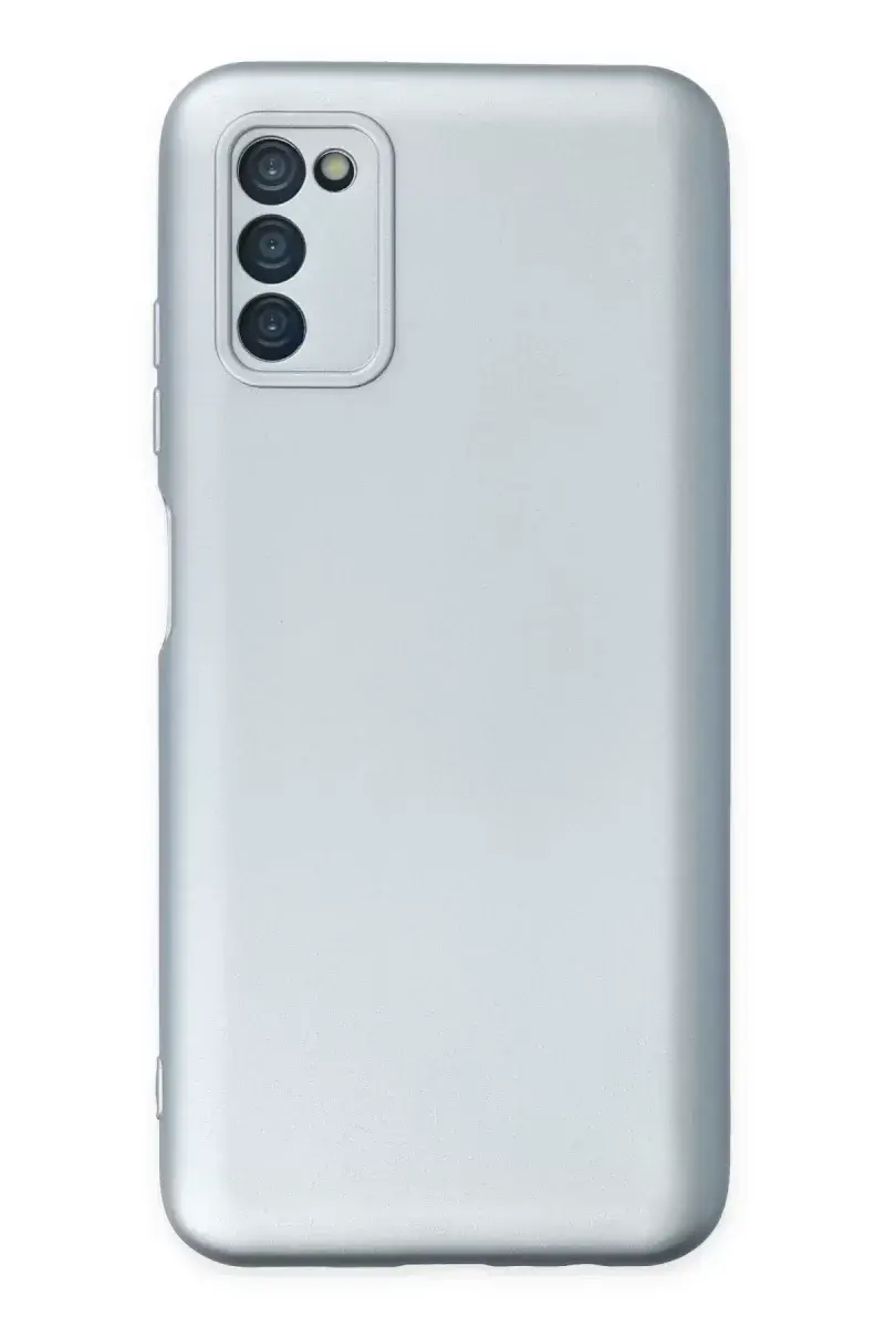 Newface Samsung Galaxy A03s Kılıf Nano İçi Kadife Silikon - Sky Blue
