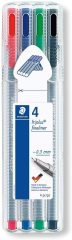 Fineliner Triplus 4'lü Set 0.3mm