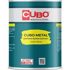 Cubo Metal Pas Boyası Ral 7016 Antrasit Grİ 0,75 Litre