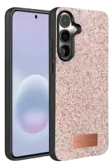 Onegif Samsung Galaxy A37 5g Bright Simli Kapak - Pembe
