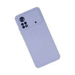 Xiaomi Poco X4 Pro 5g Kılıf Nano İçi Kadife Silikon - Lila