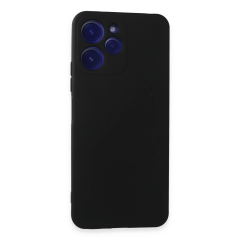 Xiaomi Redmi 12 Kılıf Nano İçi Kadife Silikon - Siyah