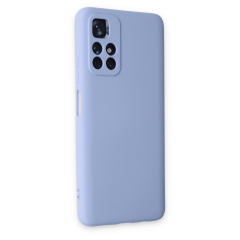 Xiaomi Redmi Note 11t Kılıf Nano İçi Kadife Silikon - Lila
