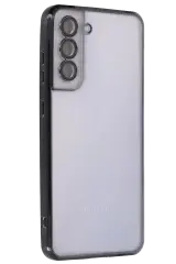 Newface Samsung Galaxy S21 Fe Kılıf Razer Lensli Silikon - Siyah