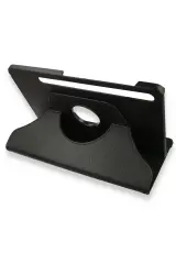 Newface Samsung Galaxy X800 Tab S8 Plus 12.4 Kılıf 360 Tablet Deri Kılıf - Siyah