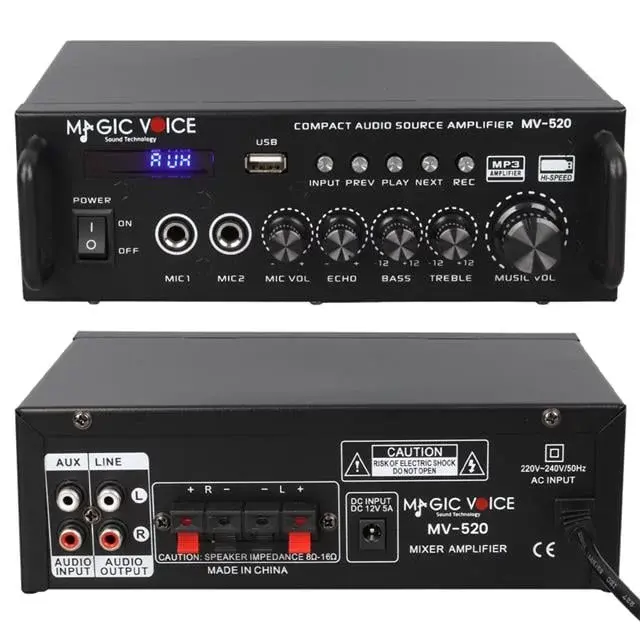 Magicvoice Mv-520 Dijital Karaoke Mikser Amfi