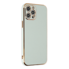 İphone 12 Pro Max Kılıf Volet Silikon - Açık Yeşil