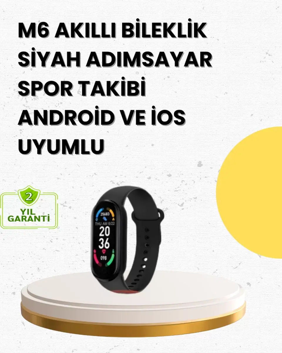 Uzun Şarjlı Spor Akıllı Saat – Adımsayar Ve Nabız Ölçer Özellikli