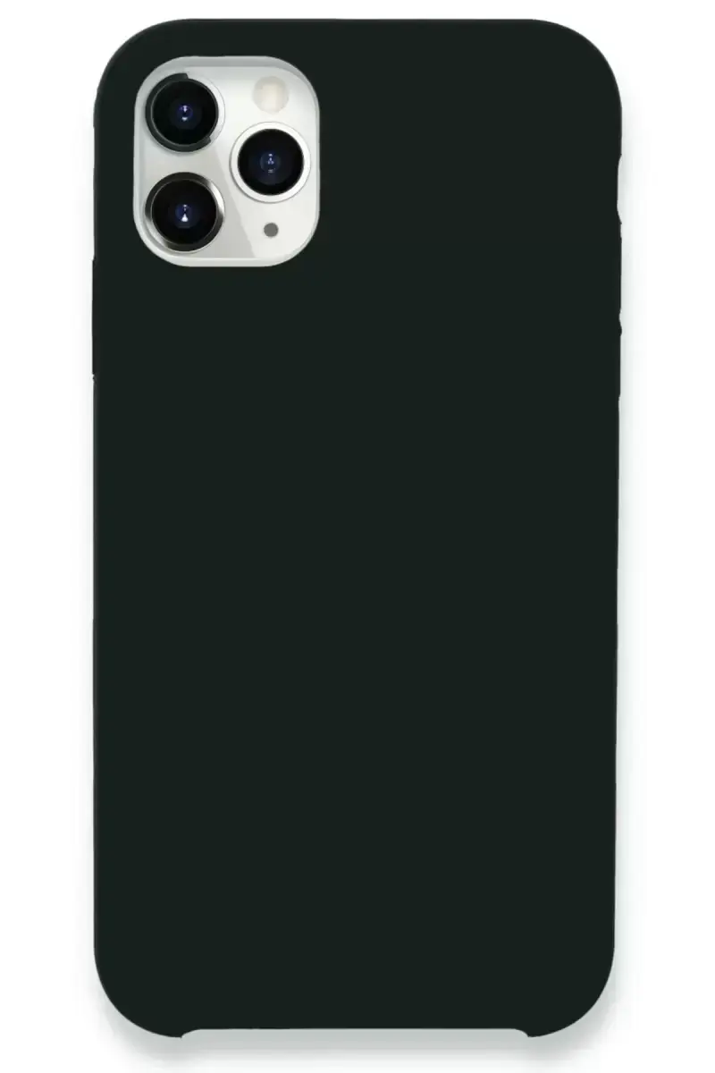 Newface Apple İphone 11 Pro Max Kılıf Lansman Legant Silikon - Koyu Yeşil