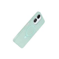 Xiaomi Redmi 13c Regal Magsafe Standlı Kapak - Su Yeşili