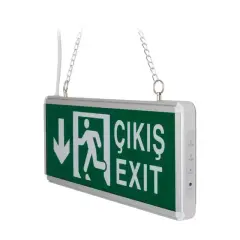 Zmr Zmr-670/y.02 3w Yukarı-aşağı Yön Acil Çıkış Yönlendirme Tabelası - Lambası (38x30x36mm)