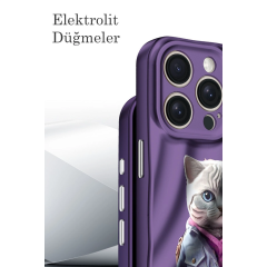 İphone 14 Pro Kılıf Crew Desenli Kapak - Köpek