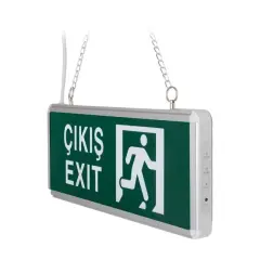 Zmr Zmr-670/y.00 3w Tek Yön Acil Çıkış Yönlendirme Tabelası - Lambası (38x30x36mm)