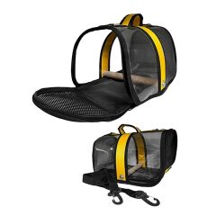 Markapet Tünekli Kuş Taşıma Çantası 20-30 cm Sarı