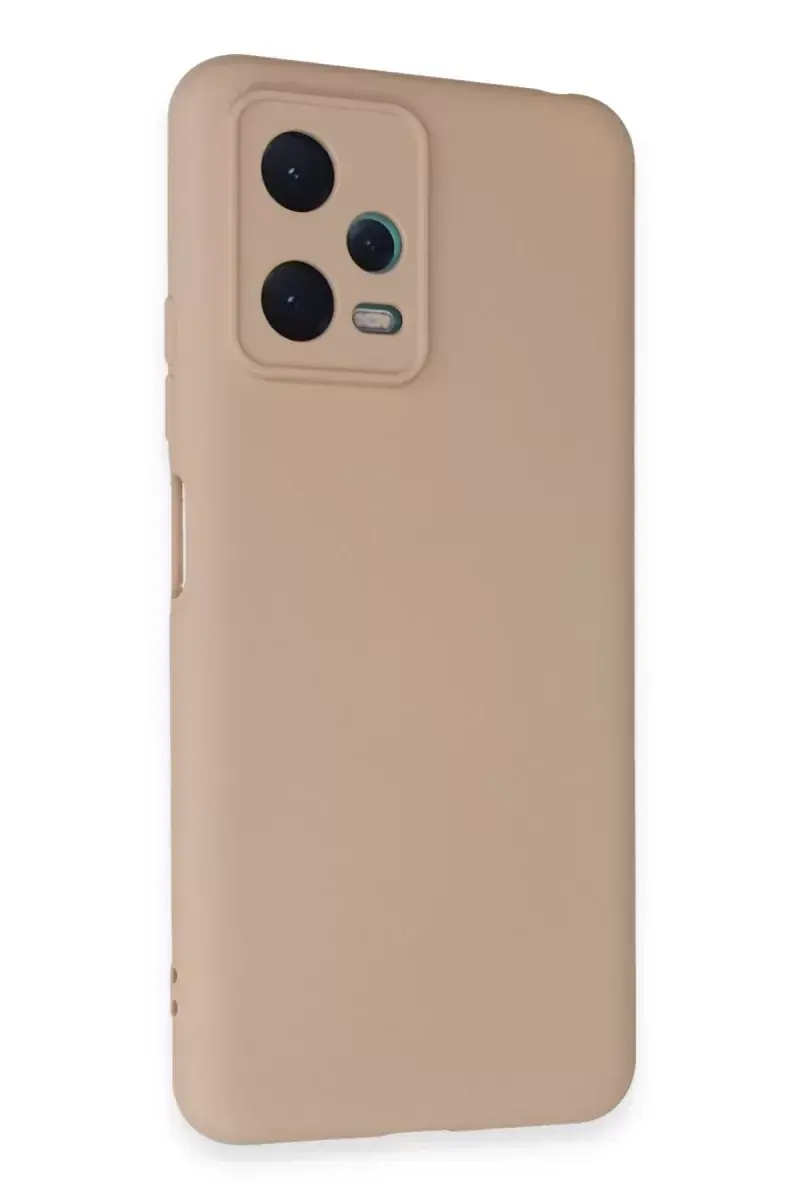 Newface Xiaomi Redmi Note 12 5g Kılıf Nano İçi Kadife Silikon - Pudra