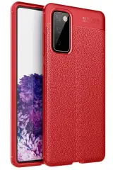 Newface Samsung Galaxy S20 Fe Kılıf Auto Focus Kapak - Kırmızı
